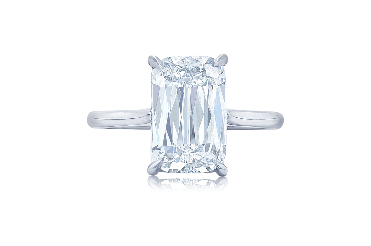Boodles Ashoka diamond engagement ring.