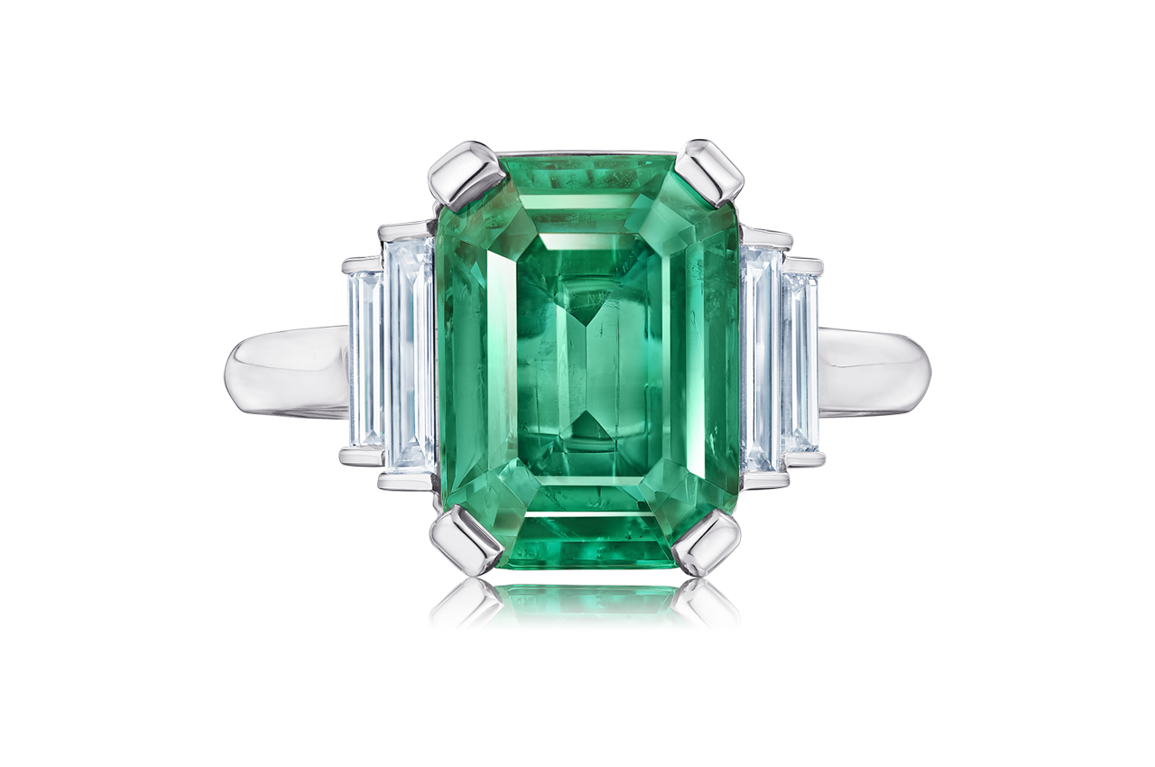 Buy CEYLONMINE EMERALD RING Certified Panna Astrological Stone Stone Emerald  Silver Plated Ring Online at Best Prices in India - JioMart.