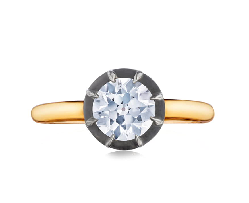 Fred Leighton Round™ Engagement Ring in Gold