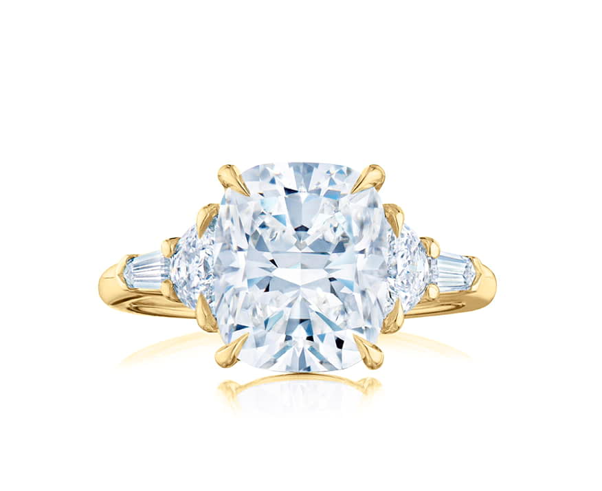 Kwiat Cushion™ Engagement Ring in Gold