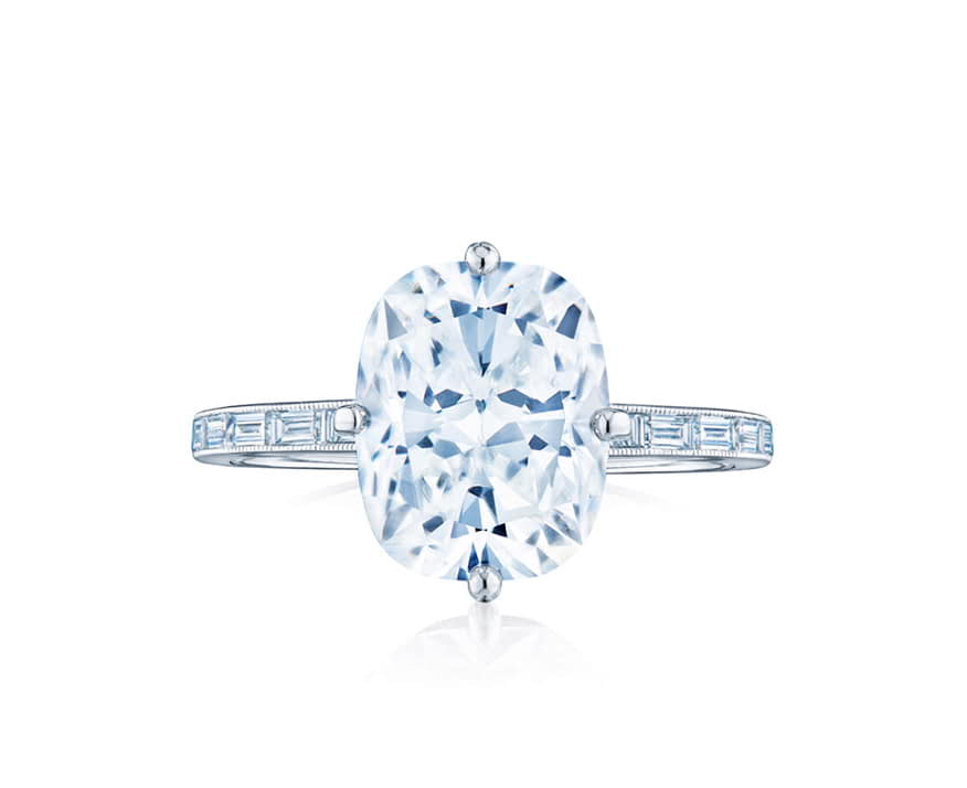 Kwiat Cushion™ Engagement Ring in Platinum