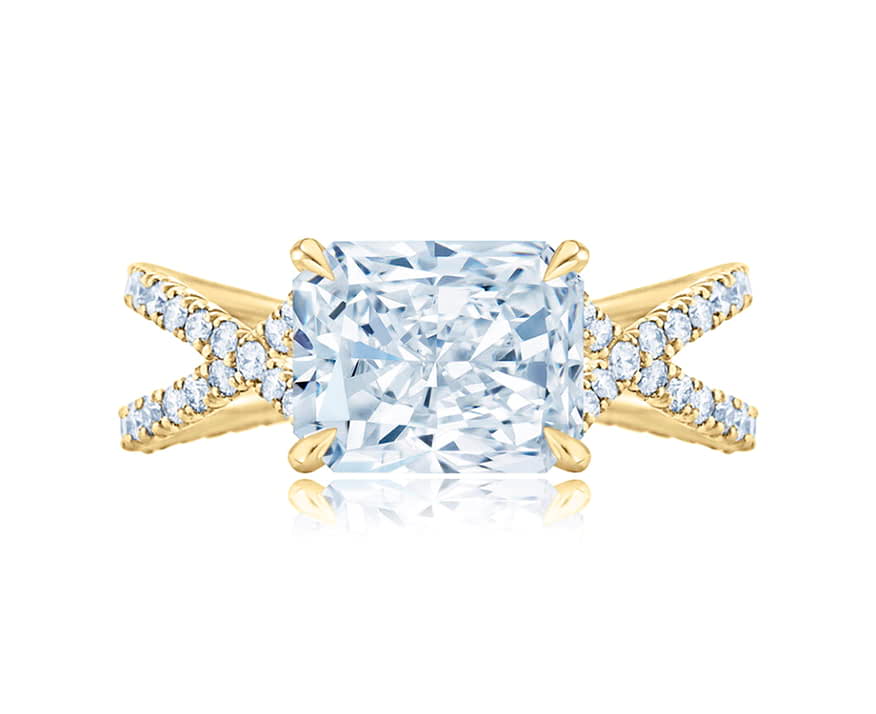 Kwiat Radiant™ Engagement Ring in Gold