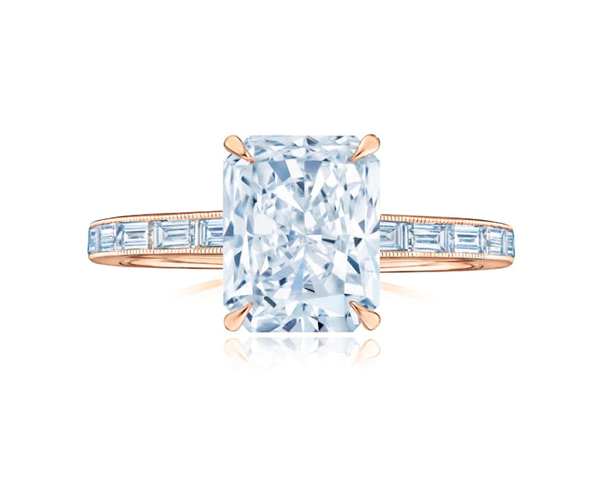 Kwiat Radiant™ Engagement Ring in Rose Gold