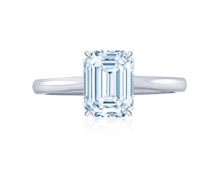 Kwiat Emerald Cut™ Engagement Ring in Platinum